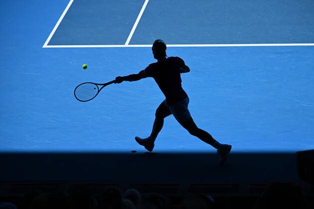 Rafael Nadal (Esp) TENNIS : Australian Open 2022 AntoineCouvercelle Panoramic 