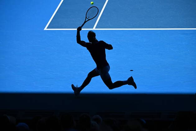 Rafael Nadal (Esp) TENNIS : Australian Open 2022 AntoineCouvercelle Panoramic 