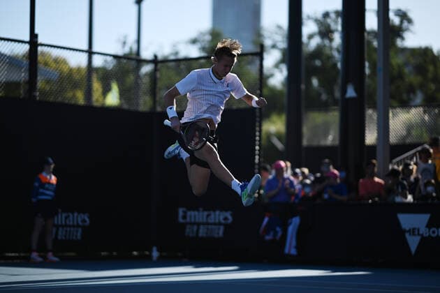 Sebastien Korda TENNIS : Australian Open 2022 AntoineCouvercelle Panoramic 