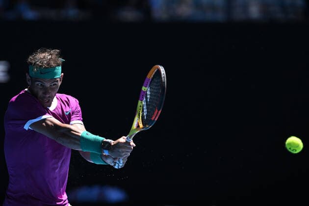Rafael Nadal (Esp) TENNIS : Australian Open 2022 AntoineCouvercelle Panoramic 