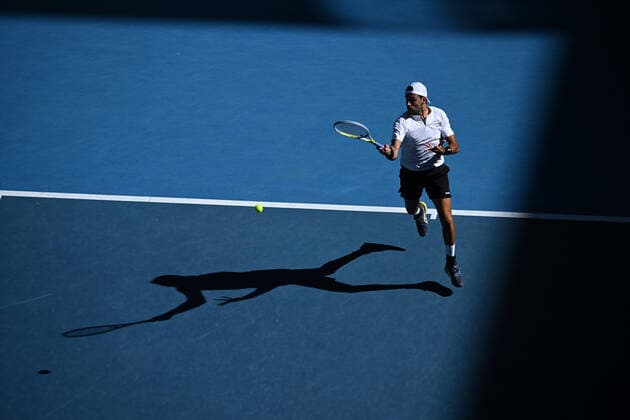 Matteo Berrettini TENNIS : Australian Open 2022 AntoineCouvercelle Panoramic 