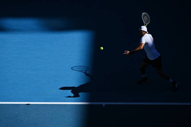 Matteo Berrettini TENNIS : Australian Open 2022 AntoineCouvercelle Panoramic 