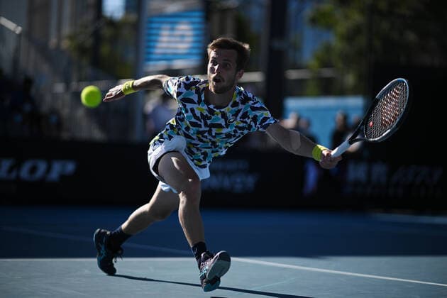 Corentin Moutet TENNIS : Australian Open 2022 AntoineCouvercelle Panoramic 