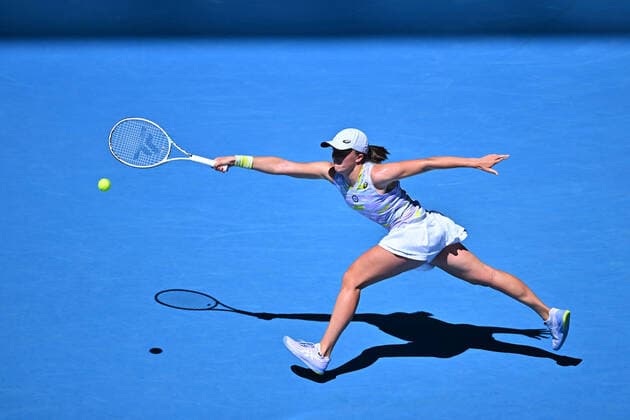 Iga Swiatek TENNIS : Australian Open 2022 AntoineCouvercelle Panoramic 