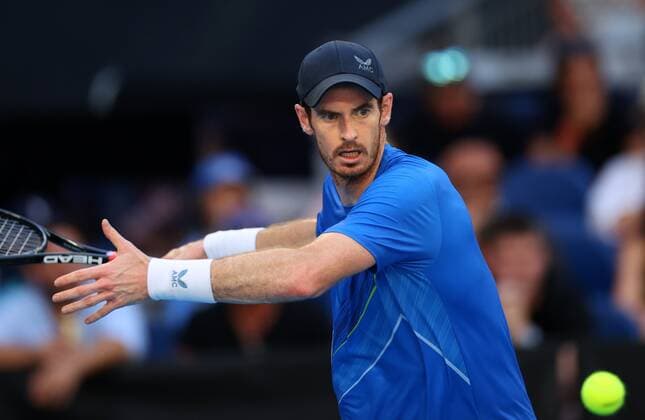 Mandatory Credit: Photo by Ella Ling Shutterstock (12765065dk) Andy Murray during his second round match Australian Open, Day Four, Tennis, Melbourne Park, Melbourne, Australia - 20 Jan 2022 Australian Open, Day Four, Tennis, Melbourne Park, Melbourne, Australia - 20 Jan 2022 Copyright: xEllaxLing Shutterstockx 12765065dk