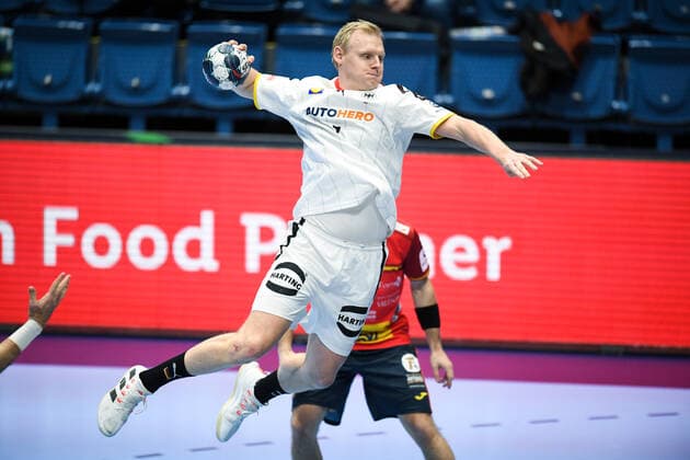 Patrick WIENCEK (07) during the handball match Germany vs Spain, Men™s EHF EURO 2022 Hungary, Slovakia, Bratislava, 20.01.2021,  Copyright: xNebojsaxTejicx xkolektiffx
