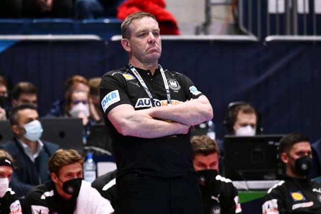 GISLASON Alfred coach team Germany European Handball Championships 2022 in Slovakia main round match Germany Spain on 20 01 2022 in Bratislava