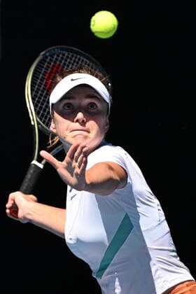 TENNIS AUSTRALIAN OPEN, Elina Svitolina of Ukraine during her 3rd round match against Victoria Azarenka of Belarus on Day 5 of the Australian Open, at Melbourne Park, in Melbourne, Friday, January 21, 2022. ( NO ARCHIVING, EDITORIAL USE ONLY, NO USE IN BOOKS WITHOUT CONSENT MELBOURNE VIC AUSTRALIA  Copyright: xDEANxLEWINSx 20220121001615363665
