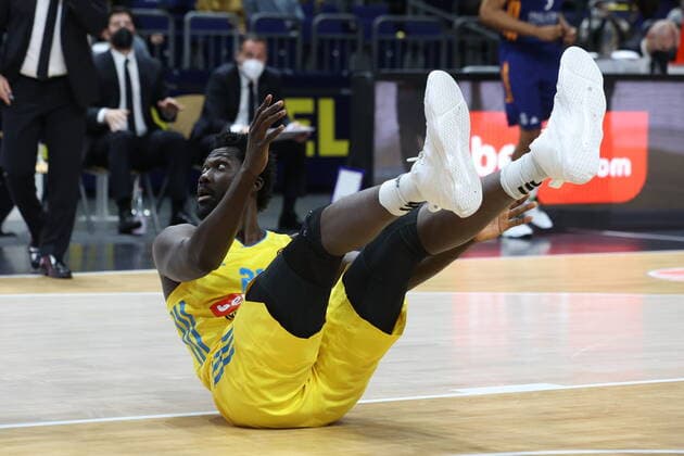 DEU, EuroLaegue, ALBA vs Real Madrid, 20 01 2022, Mercedes Benz Arena, Berlin, DEU, EuroLaegue, ALBA vs Real Madrid, in picture Christ Koumadje ALBA Berlin 21 nordphotoxGmbHx xEngler nph00076