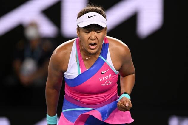 Mandatory Credit: Photo by James Gourley Shutterstock (12765086ha) Naomi Osaka during her third round match Australian Open, Day Five, Tennis, Melbourne Park, Melbourne, Australia - 21 Jan 2022 Australian Open, Day Five, Tennis, Melbourne Park, Melbourne, Australia - 21 Jan 2022 Copyright: xJamesxGourley Shutterstockx 12765086ha