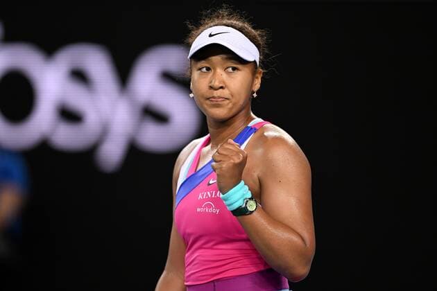 Mandatory Credit: Photo by James Gourley Shutterstock (12765086ix) Naomi Osaka during her third round match Australian Open, Day Five, Tennis, Melbourne Park, Melbourne, Australia - 21 Jan 2022 Australian Open, Day Five, Tennis, Melbourne Park, Melbourne, Australia - 21 Jan 2022 Copyright: xJamesxGourley Shutterstockx 12765086ix