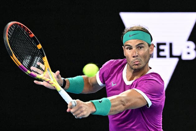 Tennis, Australian Open, Day 5, Rafael Nadal - Karen Khachanov