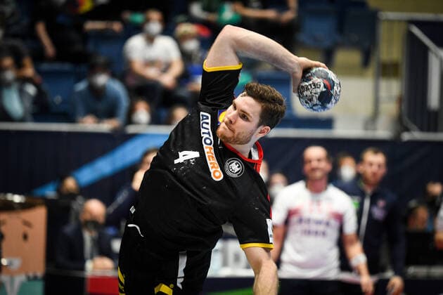 European Handball Championship, Johannes Golla as best circle runner in the all-star team, archive pictures