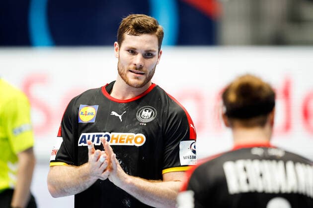 Johannes GOLLA (04) during the handball match Germany vs Norway, Men™s EHF EURO 2022 Hungary, Slovakia, Bratislava, 21.01.2021,  Copyright: xJozoxCabrajax xkolektiffx
