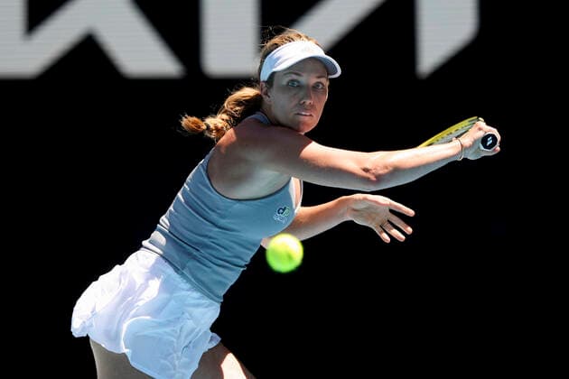 Danielle Collins Tennis Australian Open 2022 Grand Slam Melbourne Park Melbourne Victoria Australia 22 January 2022 Copyright: xJuergenxHasenkopfx