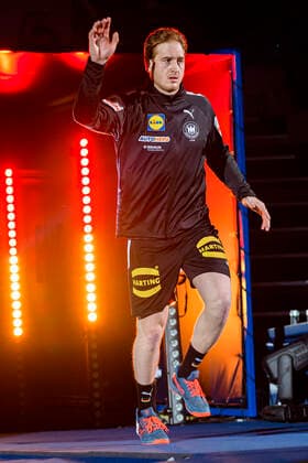 Bratislava, 21 January 2022 Handball EHF European Championship, Main Round, Group 2, Germany vs Norway Lukas Stutzke Germany Bergischer HC Bratislava Ondreja Nepelu Arena Slovakia