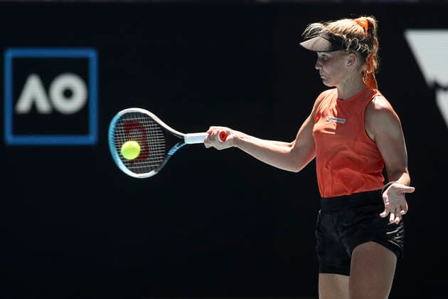 Maddison Inglis AUS Tennis Australian Open 2022 Grand Slam Melbourne Park Melbourne Victoria Australia 22 January 2022 Copyright: xJuergenxHasenkopfx