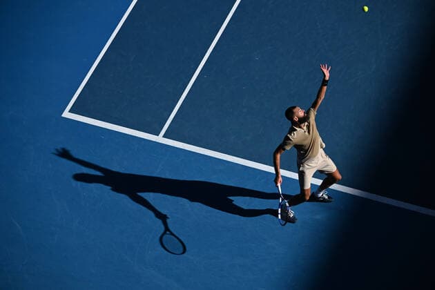 Benoit Paire TENNIS : Australian Open 2022 - 22 janvier AntoineCouvercelle Panoramic 