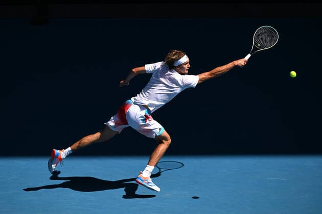 Tennis, Australian Open, Day 7, Alexander Zverev - Denis Shapovalov