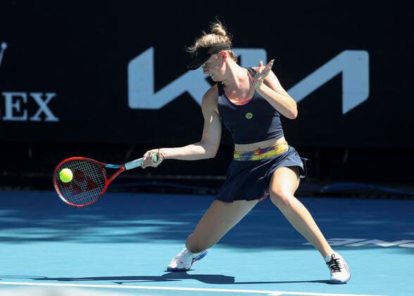 Lucie Havlickova CZE , Girls Singles GS Tennis Australian Open 2022 Grand Slam Melbourne Park Melbourne Victoria Australia 23 January 2022 Copyright: xJuergenxHasenkopfx