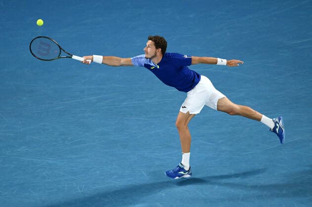 Mandatory Credit: Photo by James Gourley Shutterstock (12765097iq) Pablo Carreno Busta during his fourth round match Australian Open, Day Seven, Tennis, Melbourne Park, Melbourne, Australia - 23 Jan 2022 Australian Open, Day Seven, Tennis, Melbourne Park, Melbourne, Australia - 23 Jan 2022 Copyright: xJamesxGourley Shutterstockx 12765097iq