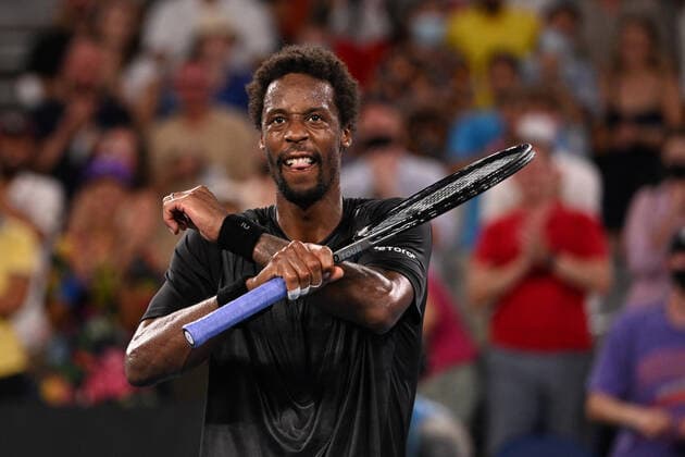 Gael Monfils TENNIS : Australian Open 2022 - 23 janvier AntoineCouvercelle Panoramic 