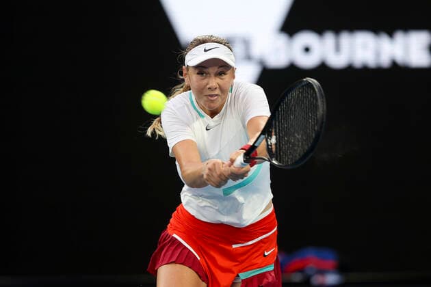 Amanda Anisimova Tennis Australian Open 2022 Grand Slam Melbourne Park Melbourne Victoria Australia 23 January 2022 Copyright: xJuergenxHasenkopfx
