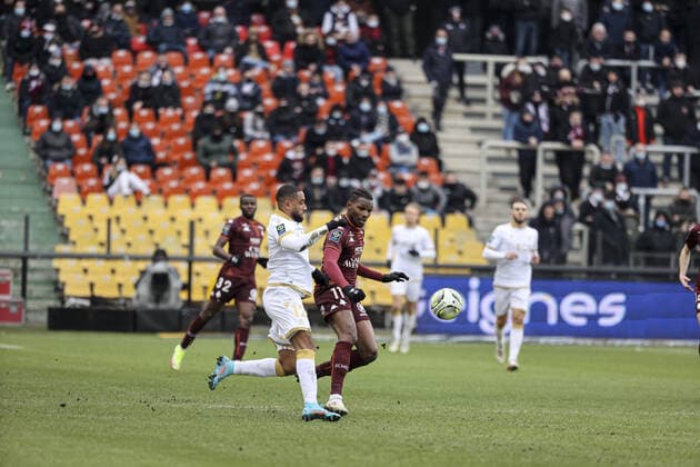 Opa Nguette 11 (FC Metz) FOOTBALL : Metz vs Nice - Ligue 1 -23 01 2022 ElyxandroCegarra Panoramic 