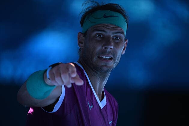 Rafael Nadal (Esp) TENNIS : Australian Open 2022 - 23 janvier AntoineCouvercelle Panoramic 