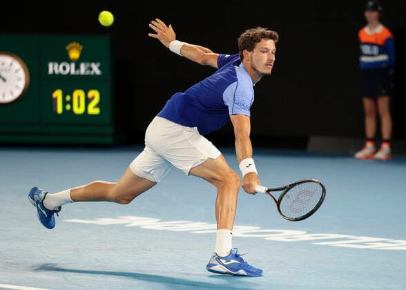 Pablo Carreno Busta ESP Tennis Australian Open 2022 Grand Slam Melbourne Park Melbourne Victoria Australia 23 January 2022 Copyright: xJuergenxHasenkopfx