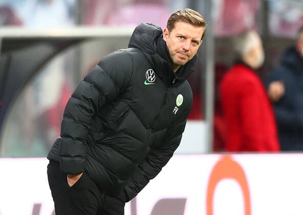23 01 2022, xtgx, football 1 Bundesliga, RB Leipzig VfL Wolfsburg emspor, v l coach Florian Kohfeldt VfL Wolfsburg DFL DFB REGULATES PROHIBIT ANY USE OF PHOTOGRAPHS as IMAGE SEQUENCES and or QUASI VIDEO Leipzig