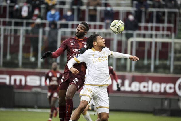 Jean-clair TODIBO 25 (NICE) FOOTBALL : Metz vs Nice - Ligue 1 -23 01 2022 ElyxandroCegarra Panoramic 