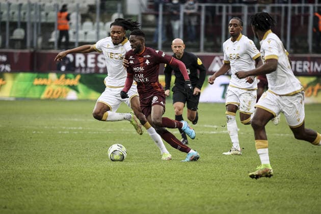 Boubacar TraorÃ 8 (FC Metz) FOOTBALL : Metz vs Nice - Ligue 1 -23 01 2022 ElyxandroCegarra Panoramic 