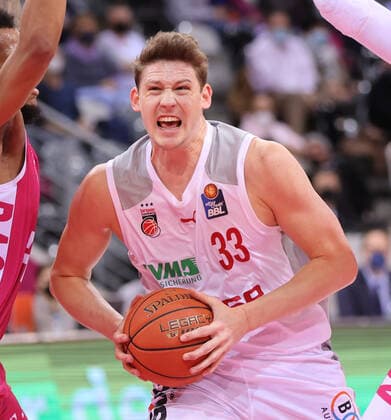 Bonn, Germany 23 01 2022, Basketball Bundesliga, 18 Matchday, BBL, Telekom Baskets Bonn vs Brose Bamberg, Patrick Heckmann Bamberg