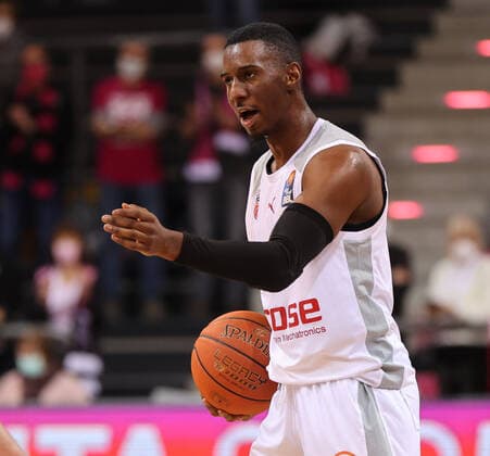 Bonn, Germany 23 01 2022, Basketball Bundesliga, 18 Matchday, BBL, Telekom Baskets Bonn vs Brose Bamberg, Shannon Scott Bamberg