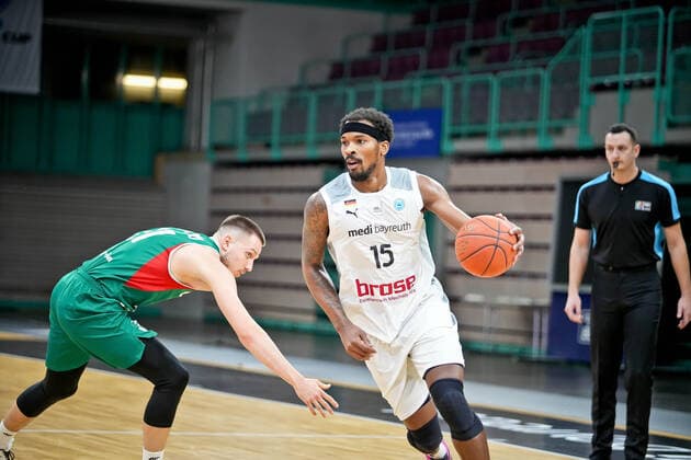 medi bayreuth Legia Warsaw , Basketball, FIBA Europe Cup, Round 2 , Matchday 3, Season 2021 2022, 23 01 2022 medi bayreuth Legia Warsaw , Basketball, FIBA Europe Cup, Round 2 , Matchday 3, Season 2021 2022, 23 01 2022, Photo EIBNER Thorsten OCHS Copyright: xEibner-Pressefoto ThorstenxOchsx EP_TOS