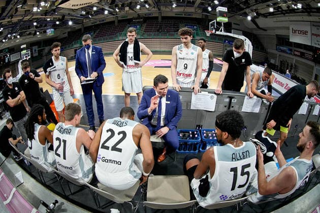 medi bayreuth Legia Warsaw , Basketball, FIBA Europe Cup, Round 2 , Matchday 3, Season 2021 2022, 23 01 2022 medi bayreuth Legia Warsaw , Basketball, FIBA Europe Cup, Round 2 , Matchday 3, Season 2021 2022, 23 01 2022, Photo EIBNER Thorsten OCHS Copyright: xEibner-Pressefoto ThorstenxOchsx EP_TOS
