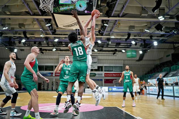 medi bayreuth Legia Warsaw , Basketball, FIBA Europe Cup, Round 2 , Matchday 3, Season 2021 2022, 23 01 2022 medi bayreuth Legia Warsaw , Basketball, FIBA Europe Cup, Round 2 , Matchday 3, Season 2021 2022, 23 01 2022, Photo EIBNER Thorsten OCHS Copyright: xEibner-Pressefoto ThorstenxOchsx EP_TOS