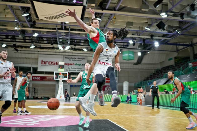 medi bayreuth Legia Warsaw , Basketball, FIBA Europe Cup, Round 2 , Matchday 3, Season 2021 2022, 23 01 2022 medi bayreuth Legia Warsaw , Basketball, FIBA Europe Cup, Round 2 , Matchday 3, Season 2021 2022, 23 01 2022, Photo EIBNER Thorsten OCHS Copyright: xEibner-Pressefoto ThorstenxOchsx EP_TOS