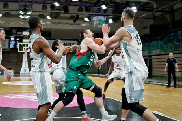 medi bayreuth Legia Warsaw , Basketball, FIBA Europe Cup, Round 2 , Matchday 3, Season 2021 2022, 23 01 2022 medi bayreuth Legia Warsaw , Basketball, FIBA Europe Cup, Round 2 , Matchday 3, Season 2021 2022, 23 01 2022, Photo EIBNER Thorsten OCHS Copyright: xEibner-Pressefoto ThorstenxOchsx EP_TOS