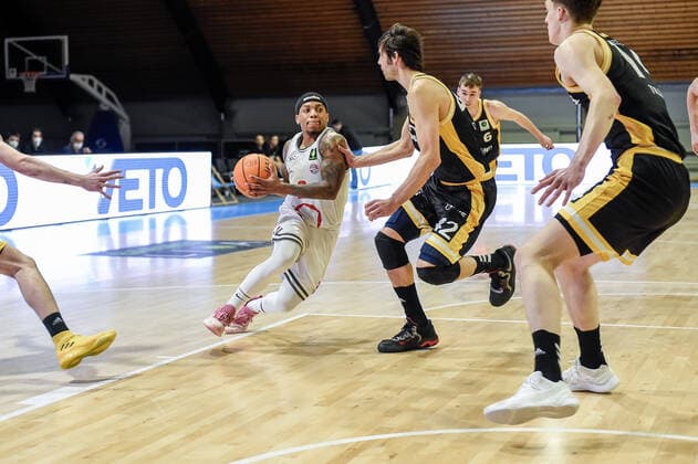 Barmer 2 Basketball Bundesliga ProB, Rheinstars Koeln vs LOK Bernau, 23 01 2022 Vincent Lamont Golson Jr RheinStars Koeln 2 , Barmer 2 Basketball Bundesliga ProB, Rheinstars Koeln vs LOK Bernau on 23 01 2022 at Basketball Campus Koeln in Koeln North Rhine Westphalia Copyright: xBEAUTIFULxSPORTS Mueller-Laschetx