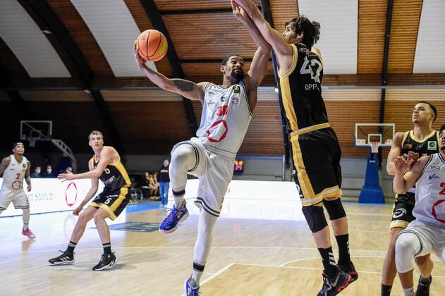 Barmer 2 Basketball Bundesliga ProB, Rheinstars Koeln vs LOK Bernau, 23 01 2022 Marley Jean Louis RheinStars Koeln 30 , Barmer 2 Basketball Bundesliga ProB, Rheinstars Koeln vs LOK Bernau on 23 01 2022 at the Basketball Campus Koeln in Koeln North Rhine Westphalia Copyright: xBEAUTIFULxSPORTS Mueller-Laschetx