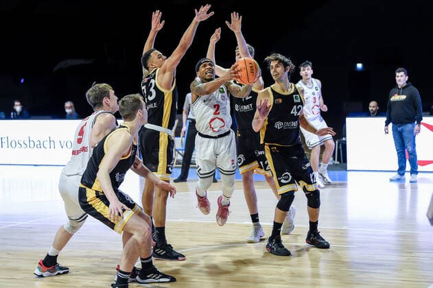 Barmer 2 Basketball Bundesliga ProB, Rheinstars Koeln vs LOK Bernau, 23 01 2022 Vincent Lamont Golson Jr RheinStars Koeln 2 , Barmer 2 Basketball Bundesliga ProB, Rheinstars Koeln vs LOK Bernau on 23 01 2022 at Basketball Campus Koeln in Koeln Nordrhein Westfalen Copyright: xBEAUTIFULxSPORTS Mueller-Laschetx