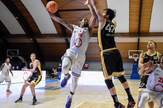 Barmer 2 Basketball Bundesliga ProB, Rheinstars Koeln vs LOK Bernau, 23 01 2022 Marley Jean Louis RheinStars Koeln 30 , Barmer 2 Basketball Bundesliga ProB, Rheinstars Koeln vs LOK Bernau on 23 01 2022 at the Basketball Campus Koeln in Koeln North Rhine Westphalia Copyright: xBEAUTIFULxSPORTS Mueller-Laschetx