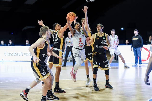 Barmer 2 Basketball Bundesliga ProB, Rheinstars Koeln vs LOK Bernau, 23 01 2022 Vincent Lamont Golson Jr RheinStars Koeln 2 , Barmer 2 Basketball Bundesliga ProB, Rheinstars Koeln vs LOK Bernau on 23 01 2022 at Basketball Campus Koeln in Koeln Nordrhein Westfalen Copyright: xBEAUTIFULxSPORTS Mueller-Laschetx