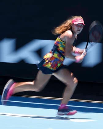 Ksenia Zaytseva RUS , Girls Singles GS Tennis Australian Open 2022 Grand Slam Melbourne Park Melbourne Victoria Australia 24 January 2022 Copyright: xJuergenxHasenkopfx