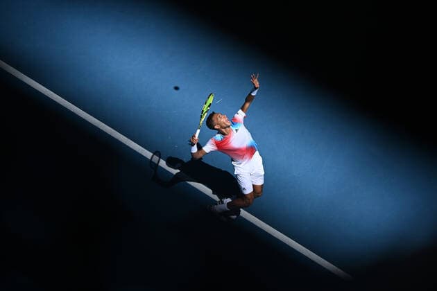 Felix Auger Aliassime (Can) TENNIS : Australian Open 2022 - 24 janvier AntoineCouvercelle Panoramic 