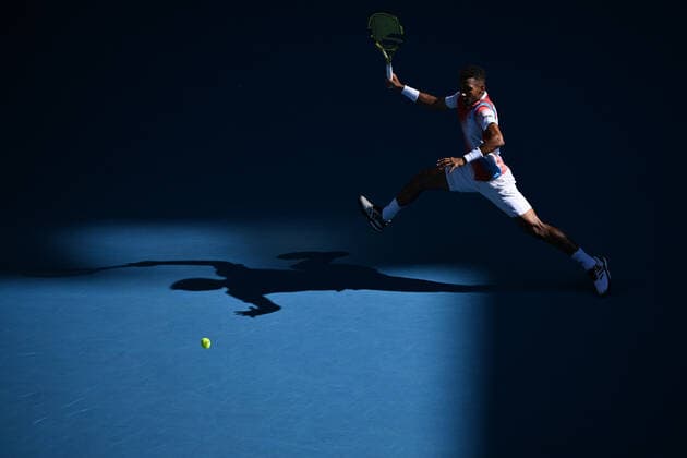 Felix Auger Aliassime (Can) TENNIS : Australian Open 2022 - 24 janvier AntoineCouvercelle Panoramic 