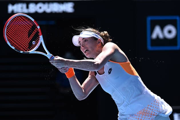 Alize Cornet TENNIS : Australian Open 2022 - 24 janvier AntoineCouvercelle Panoramic 