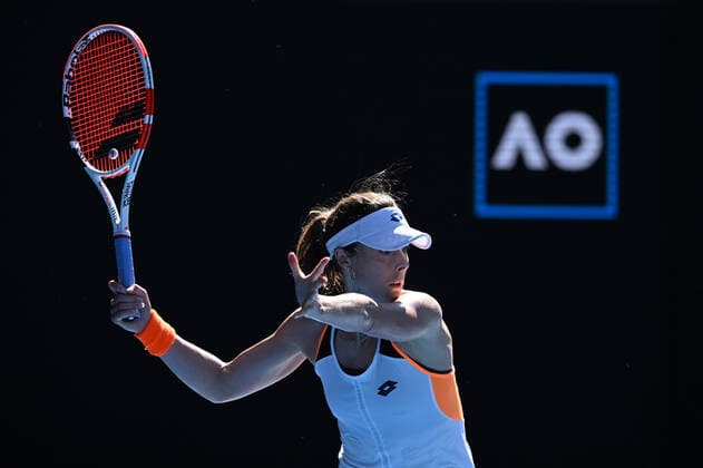 Alize Cornet TENNIS : Australian Open 2022 - 24 janvier AntoineCouvercelle Panoramic 